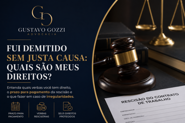 Escritório Gustavo Gozzi - Fui Demitido Sem Justa Causa: Quais São Meus Direitos e Quando Recebo a Rescisão?