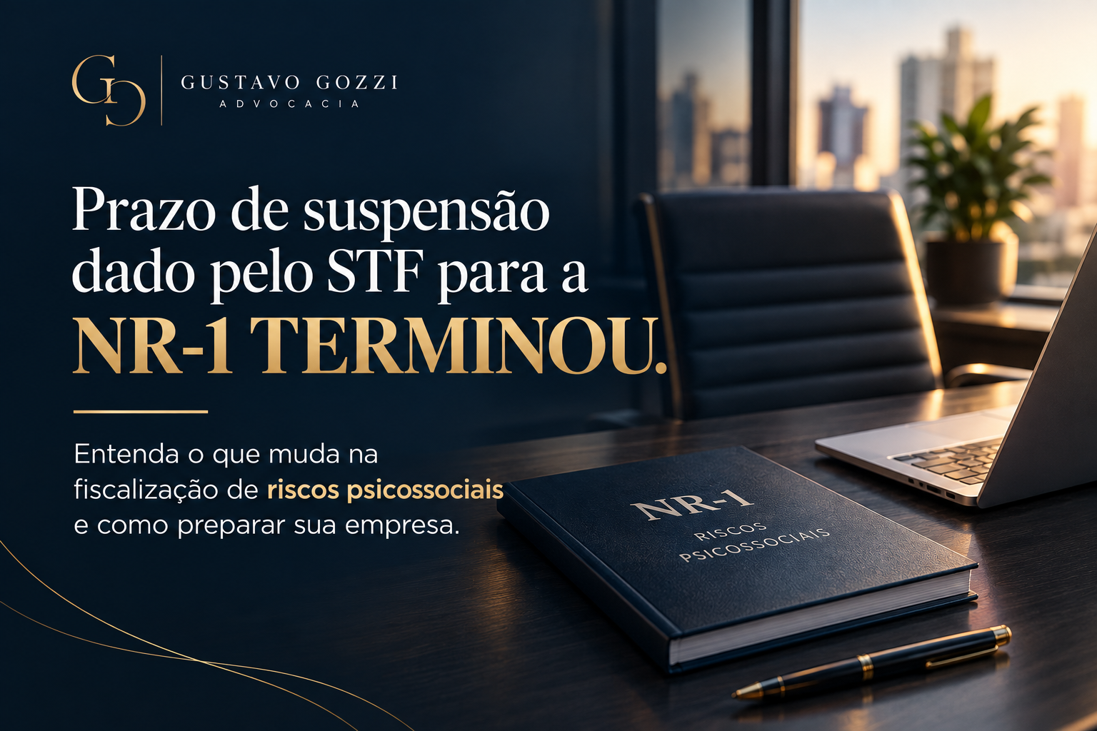 Escritório Gustavo Gozzi - NR-1 pode voltar a embasar multas: o que sua empresa precisa revisar agora